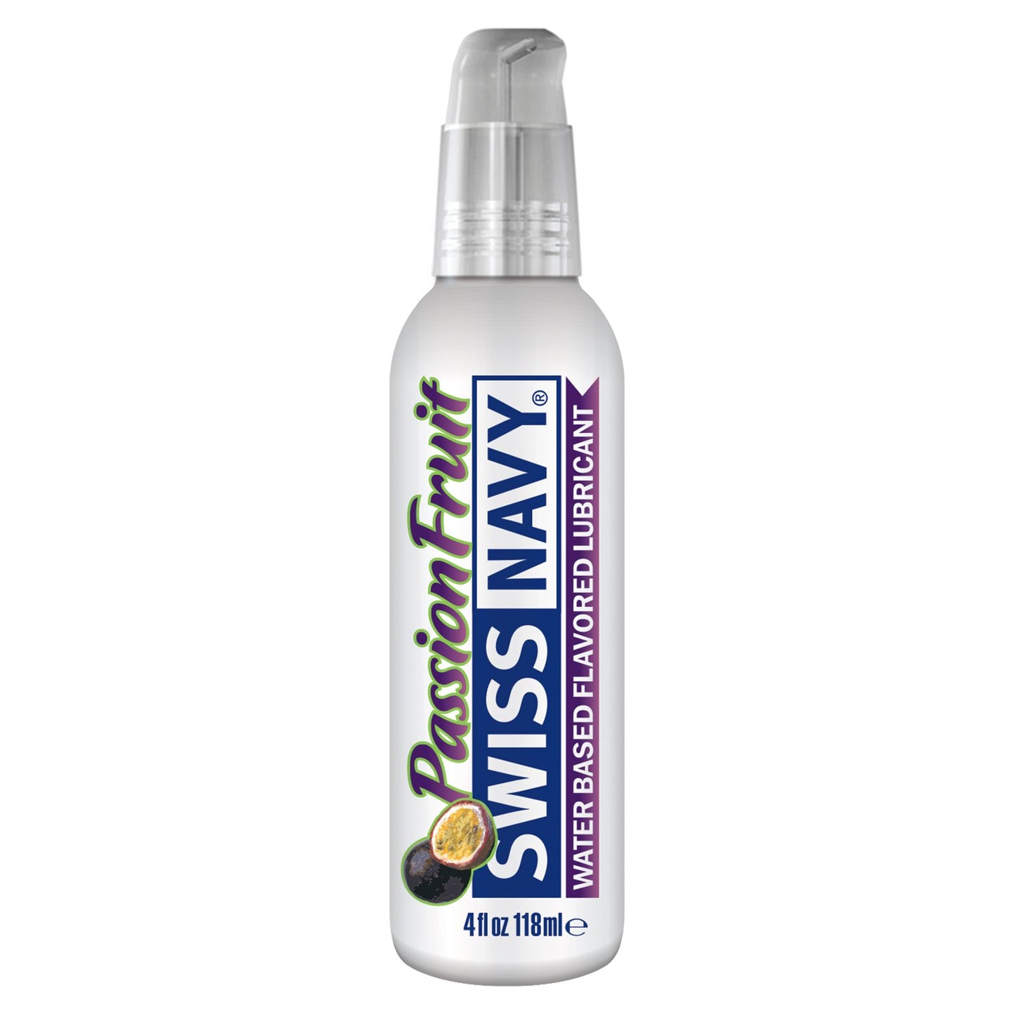 Swiss Navy Flavors Water Based Lubricant - Passion Fruit 4 Fl. Oz.