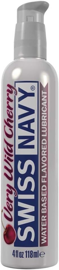 Swiss Navy Flavors Water Based Lubricant - Very Wild Cherry 4 Fl. Oz.