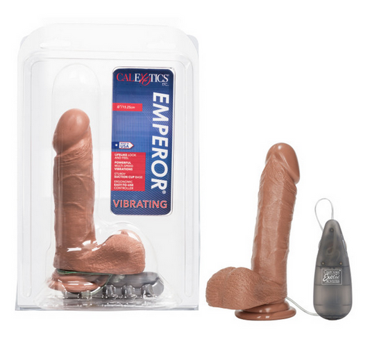 Vibrating Emperor® 6" - Brown