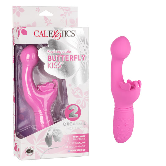 Rechargeable Silicone Butterfly Kiss® - Pink