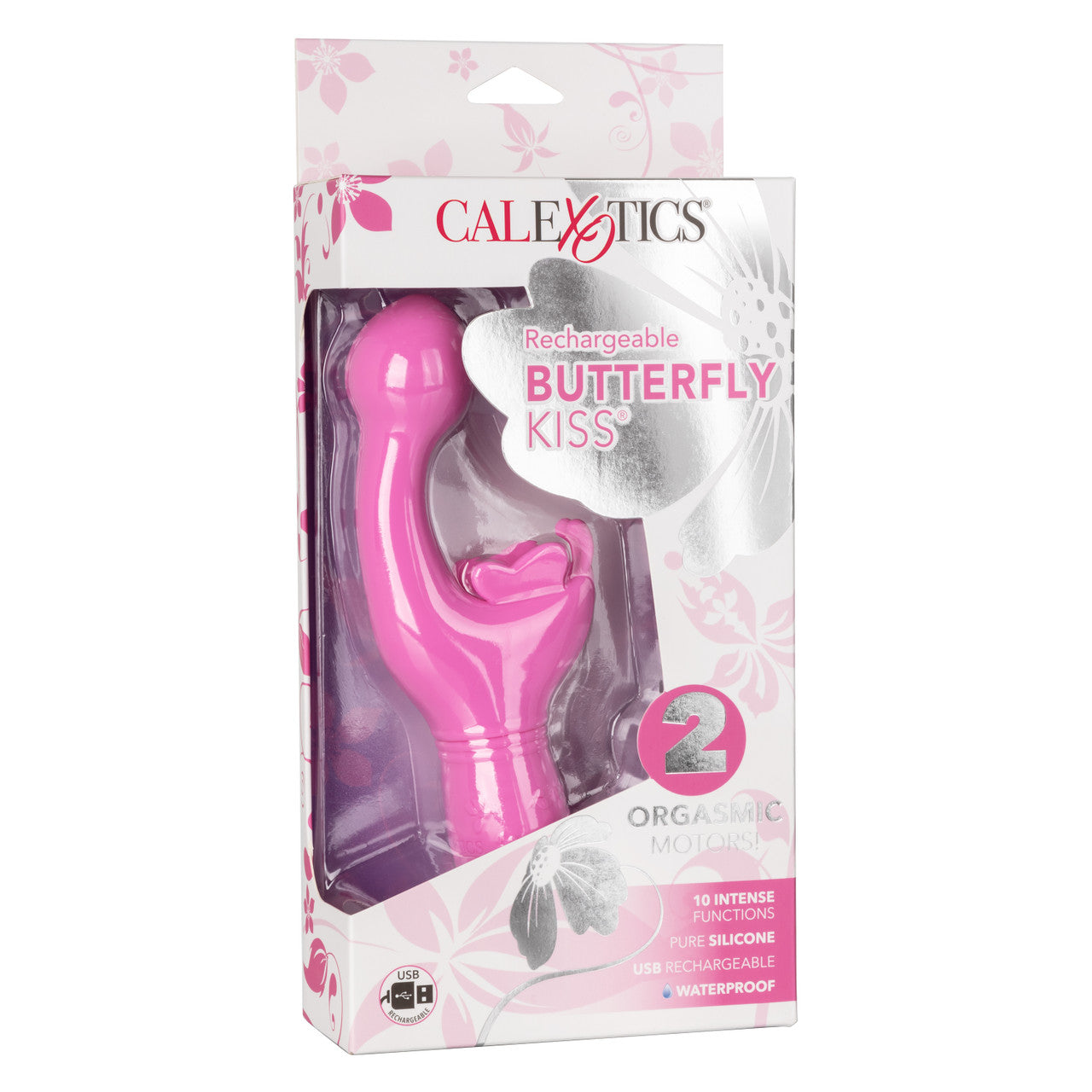 Rechargeable Silicone Butterfly Kiss® - Pink